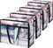 4 Pack Clear Clothes Storage Bags, 40L Plastic Blanket Storage Bags, Vinyl Foldable Moving Bags with Zipper, Closet Organizers and Storage Containers for Bedding, Duvet, Comforter